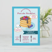 Invitation à lever des fonds pour le petit déjeune (Debout devant)