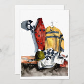 Invitation à l'excitation de la course à cheval. (Devant / Derrière)