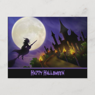 Invitation à l'Halloween dans la maison de sorcièr