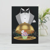 Invitation à l'Halloween Elegant Cupcake - SRF (Debout devant)