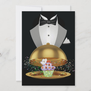 Invitation à l'Halloween Elegant Cupcake - SRF