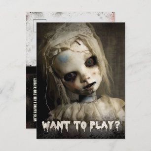 Invitation à l'Halloween pour adultes