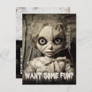 Invitation à l'Halloween pour adultes Déplaisant b