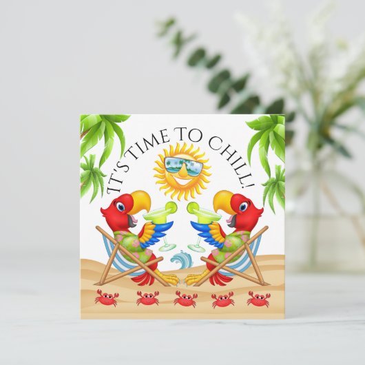 INVITATION À L'HEURE DU PARTI (Debout devant)