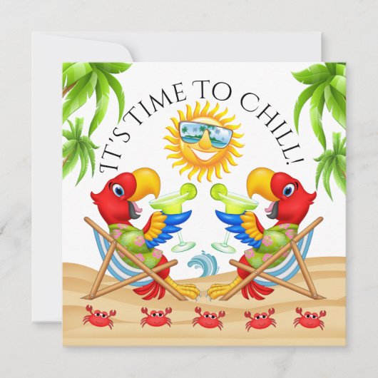 INVITATION À L'HEURE DU PARTI (Devant)