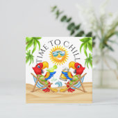 INVITATION À L'HEURE DU PARTI (Debout devant)