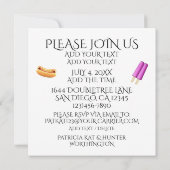 INVITATION À L'HEURE DU PARTI (Dos)