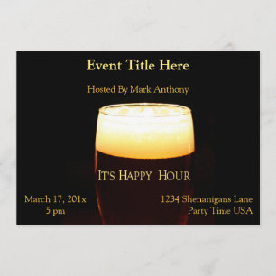 Invitation à l'heure heureuse