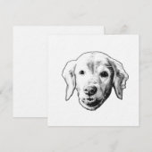 Invitation à l'histoire du chiot (Devant / Derrière)