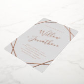 Invitation à l'huile de bordure géométrique (Rotation)