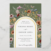 Invitation à l'huile de Faire-part de mariage d'ar (Recto)