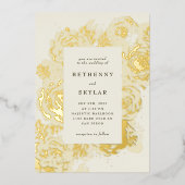 Invitation à l'huile de fleurs d'or (Recto)