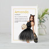 Invitation à l'huile d'olive noire et d'or (Debout devant)