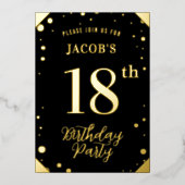 Invitation à l'huile d'or et à l'huile noire (Recto)