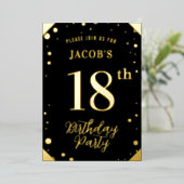 Invitation à l'huile d'or et à l'huile noire (Debout devant)