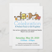 Invitation à l'icône de la fête du petit-déjeuner (Devant / Derrière)