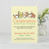 Invitation à l'icône de la fête du petit-déjeuner (Debout devant)