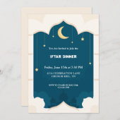 Invitation à l'iftar de la lune ramadan (Devant / Derrière)