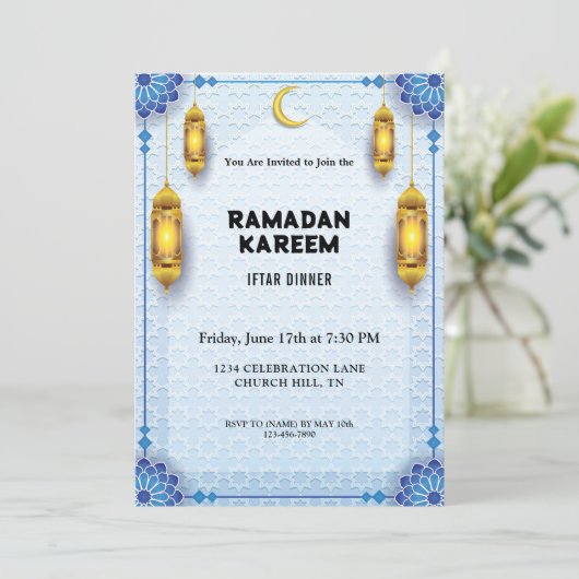 Invitation à l'iftar du Ramadan (Debout devant)