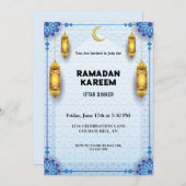 Invitation à l'iftar du Ramadan (Devant / Derrière)