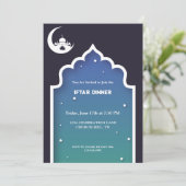 Invitation à l'iftar Ramadan kareem (Debout devant)