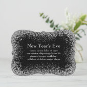 Invitation à l'illusion d'arrosage noir/blanc (Debout devant)