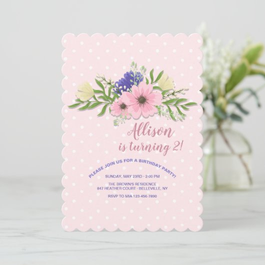 Invitation à l'Inclination Rose (Debout devant)