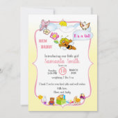 invitation à l'introduction des bébés, fille (Devant)