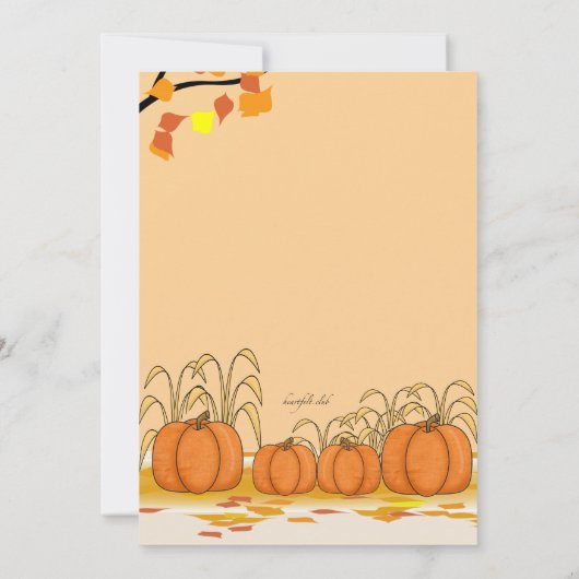 Invitation À l'invitation de ferme (Dos)