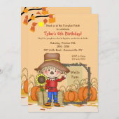 Invitation À l'invitation de ferme (Devant / Derrière)