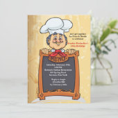 Invitation À l'invitation de menu (Debout devant)