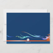 Invitation À l'invitation de voie de course (Dos)