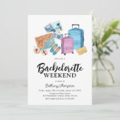 Invitation à l'itinéraire de vacances pour enterre (Debout devant)