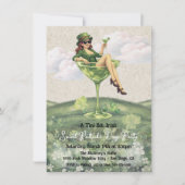 Invitation A little bit Irish Leprechaun cocktail Party (Devant)