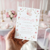 Invitation A Little Butterfly Floral Garden Baby Shower