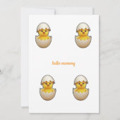 Invitation A little chick is on the way (Dos)