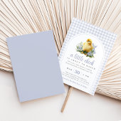 Invitation A Little Chick Spring Lavender Baby Shower