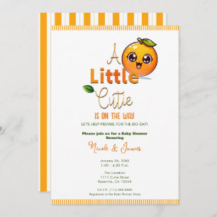 Invitation A Little Cutie se trouve sur le Baby shower Way Or