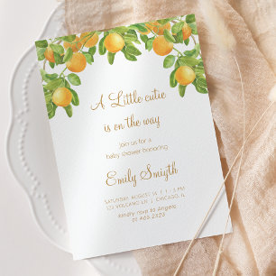 Invitation A Little Cutie se trouve sur le Baby shower Way Or