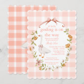 Invitation A little gosling is on the way (Devant / Derrière)