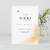 Invitation A Little Honey Bee Couples Baby Shower (Debout devant)