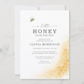 Invitation A Little Honey Bee Photo Baby Shower (Devant)