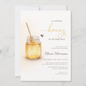 Invitation A Little Honey on the Way Baby Shower (Devant)