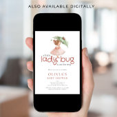 Invitation A Little Lady Bug Baby Shower