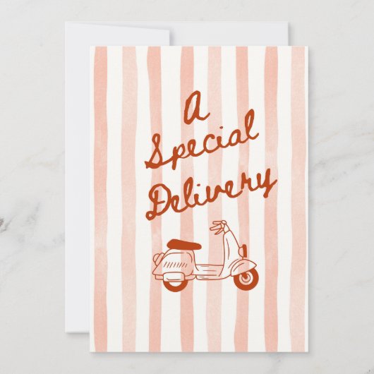 Invitation A little Meatball is on the way (Dos)