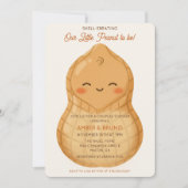 Invitation A Little Peanut Couples Shower Baby Shower (Devant)