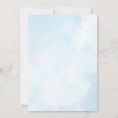 Invitation A Little Piece of Heaven Baby Shower Boy (Dos)