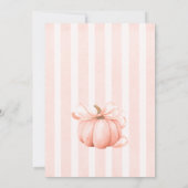 Invitation A Little Pumpkin Fall Floral Baby Shower (Dos)
