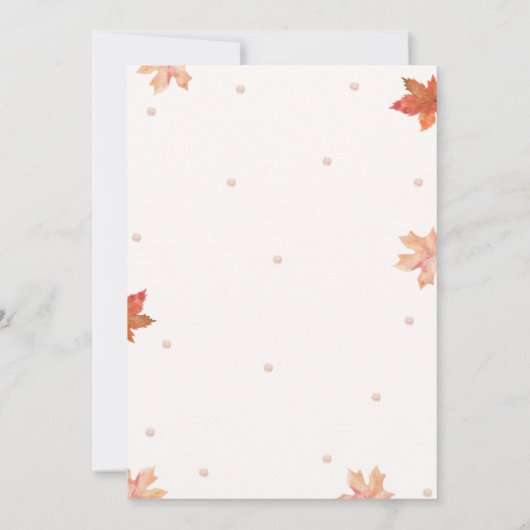 Invitation A Little Pumpkin Is on The Way, Fall Baby Shower (Dos)