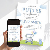 Invitation A Little Putter Golf Baby Shower